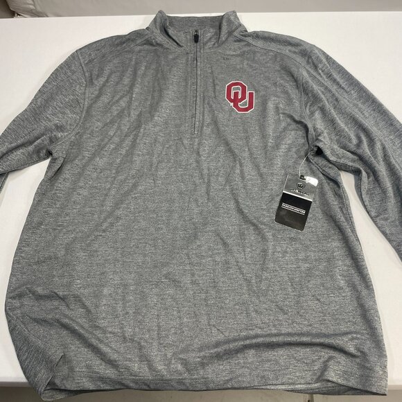 Oklahoma Sooners Top Of The World 1/2 Zip Pullover Jacket - Picture 4 of 7